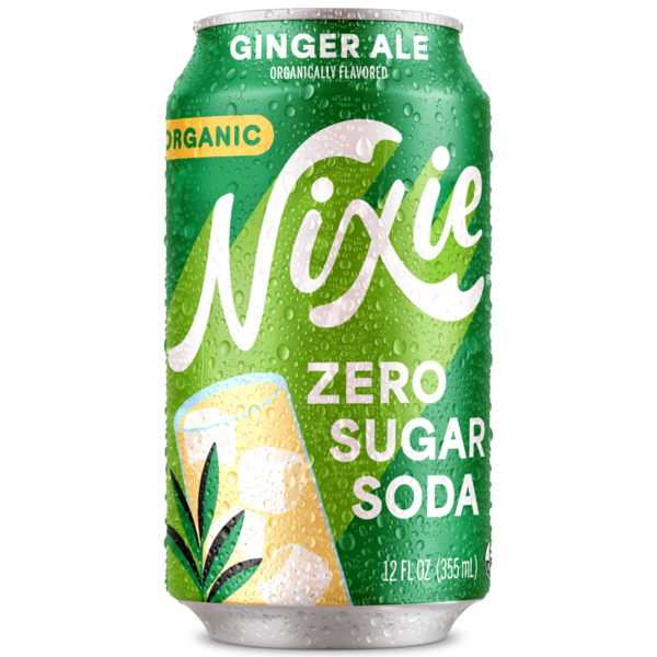 Nixie Ginger Ale, Organic Zero Sugar Soda hero