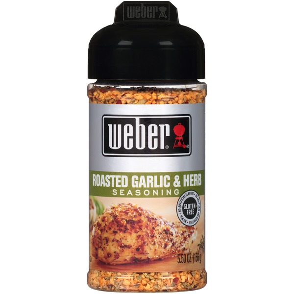 Spices & Seasonings Weber Seasoning, Roasted Garlic & Herb hero