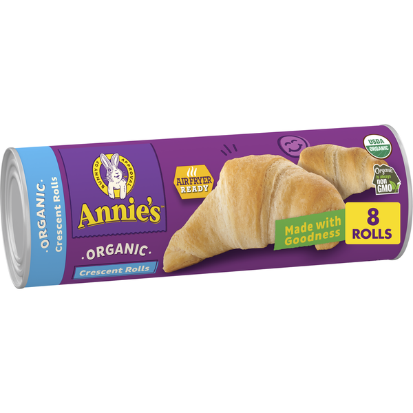 Doughs, Gelatins & Bake Mixes Annie's Organic Crescent Rolls Refrigerated Dough hero