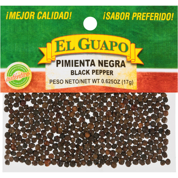 Spices & Seasonings El Guapo® Whole Black Pepper (Pimienta Negra Entera) hero