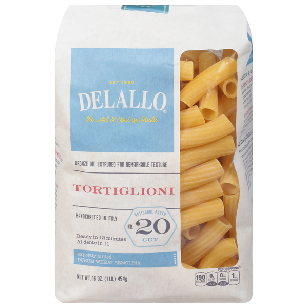 DeLallo Tortiglioni, No. 20 Cut hero