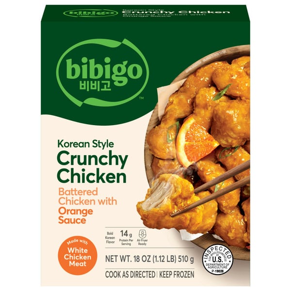 Bibigo Korean Style Crunchy Chicken with Orange Sauce hero