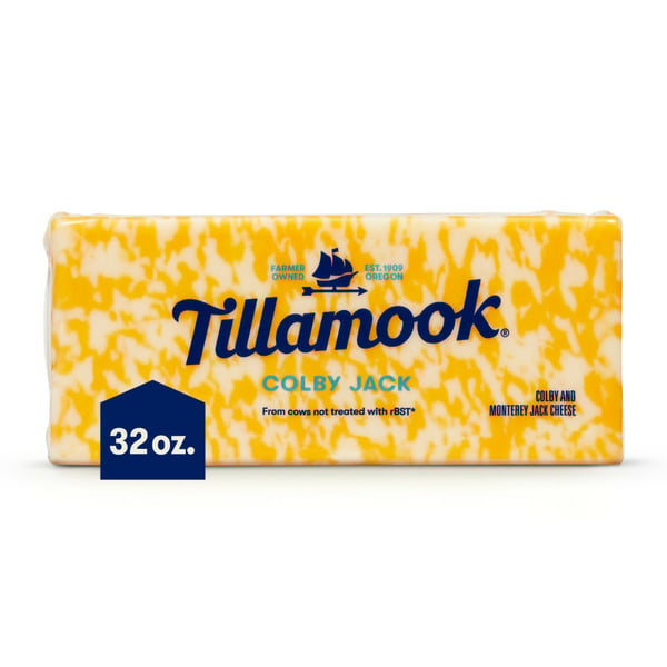 Packaged Cheese Tillamook Colby Jack Cheese Block hero