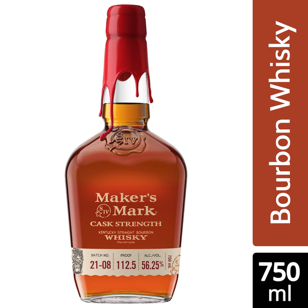 Bourbon Maker's Mark Cask Strength Kentucky Straight Bourbon Whisky hero