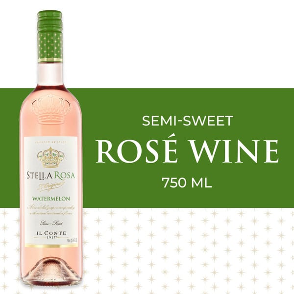 Single Serve Wines Stella Rosa Watermelon Semi-Sweet Italian Rosé Wine hero