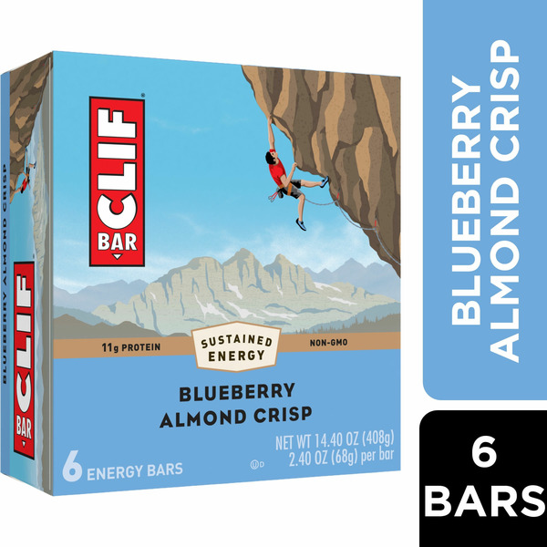 Energy & Granola Bars CLIF BAR Blueberry Almond Crisp Energy Bars hero