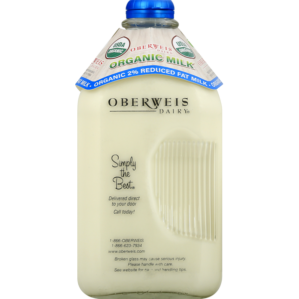 Milk Oberweis Milk, Organic, 2% Reduced Fat hero