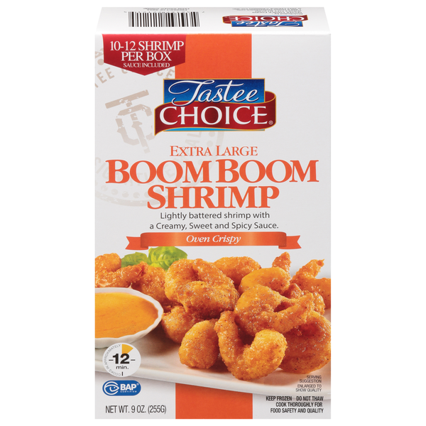 Tastee Choice Shrimp, Boom Boom, Extra Large hero