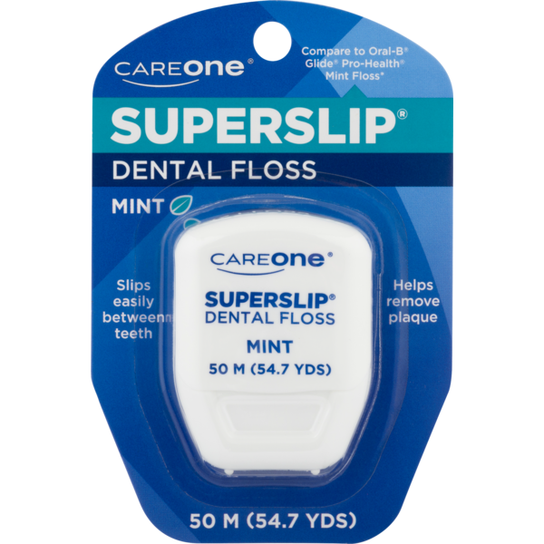 Oral Hygiene CareOne Superslip Dental Floss Mint hero