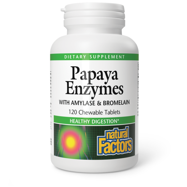 Digestive Aids/Enzymes/Cleanses Natural Factors Papaya Enzymes hero