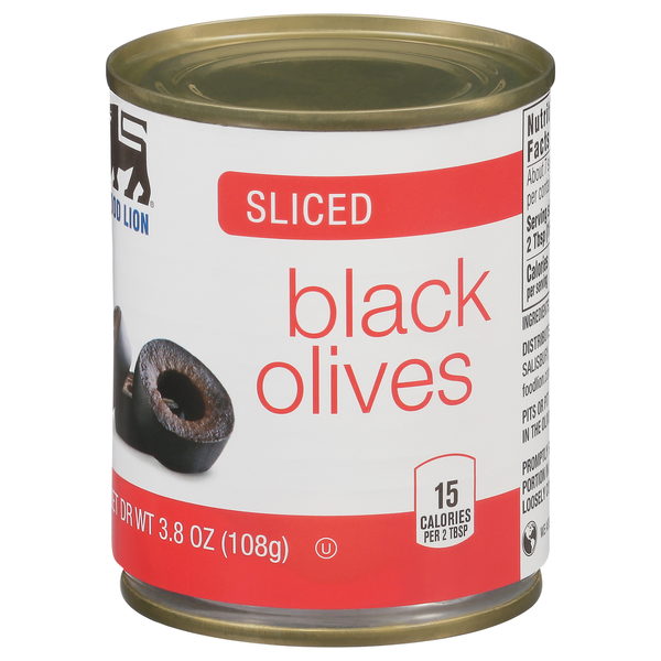 Canned & Jarred Vegetables Food Lion Black Olives, Sliced hero