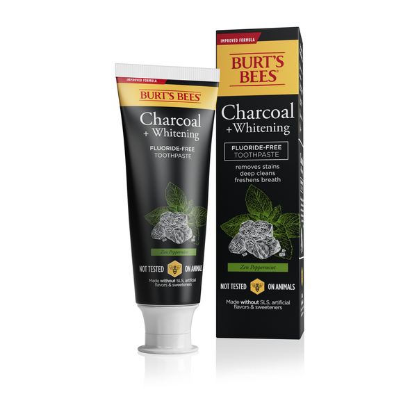 Oral Hygiene Burt's Bees Toothpaste, Natural Flavor, Charcoal Fluoride-Free Toothpaste, Zen Peppermint hero