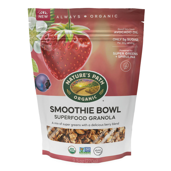 Granola Nature's Path Smoothie Bowl Superfood Granola hero