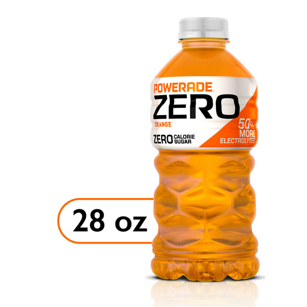 Energy & Sports Drinks POWERADE Sports Drink, Zero Sugar, Orange hero