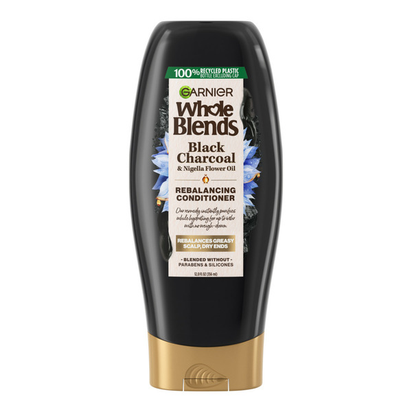 Hair Care Garnier Black Charcoal and Nigella Flower Oil Conditioner hero