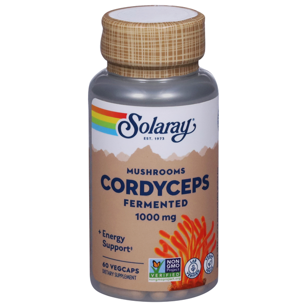 Dietary Supplements Solaray Cordyceps, 1000 mg, Vegcaps hero