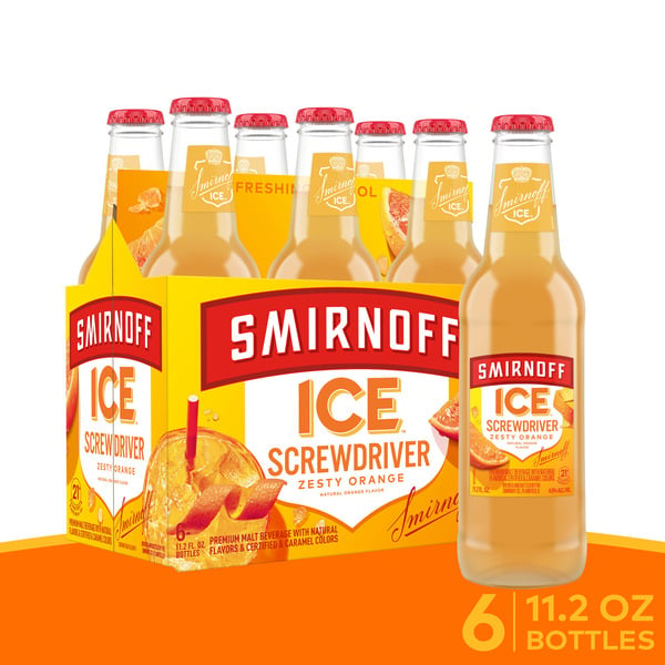 Beers & Coolers Smirnoff Ice Screwdriver hero