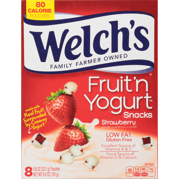 Candy & Chocolate Welch's Strawberry Fruit Snacks hero