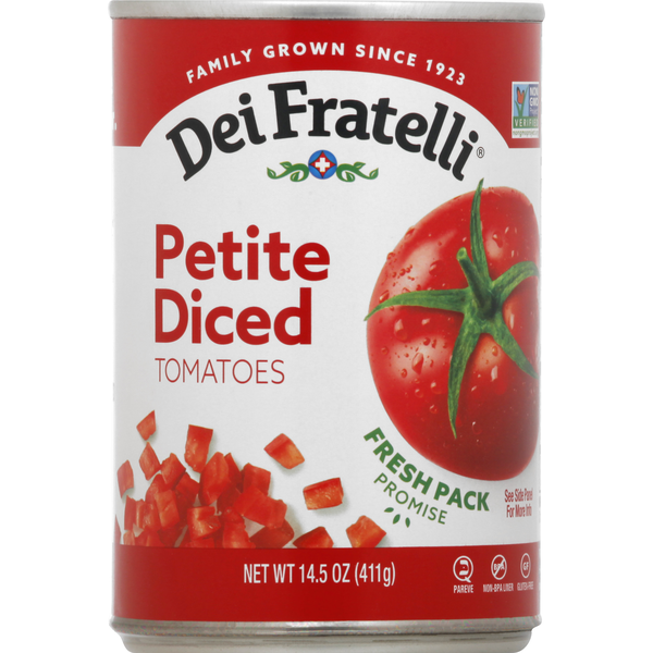 Canned & Jarred Vegetables Dei Fratelli Tomatoes, Petite Diced hero