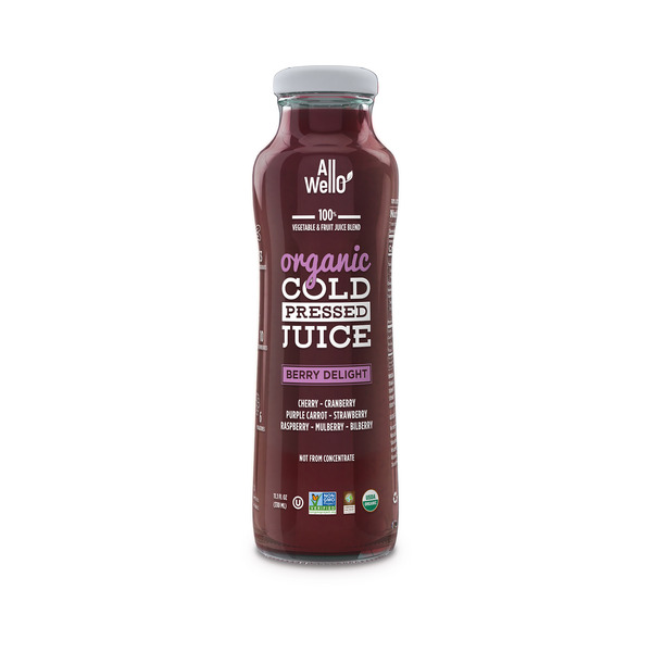 Juice & Nectars AllWellO Berry Delight, Organic Cold-Pressed Juice hero