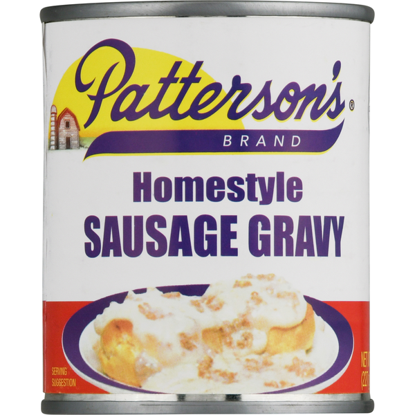 Canned Meat & Seafood Patterson's Sausage Gravy, Homestyle hero