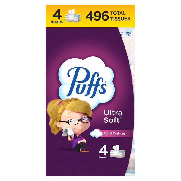 Paper Goods Puffs Ultra Soft Facial Tissues hero