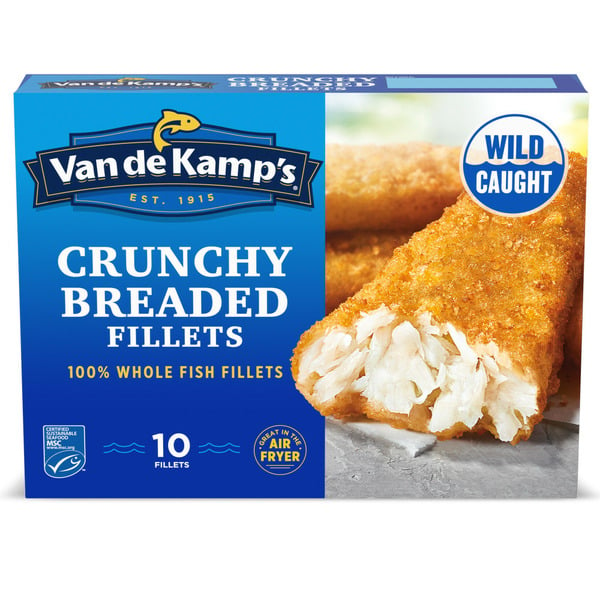 Frozen Meat & Seafood Van de Kamp's Crunchy Fish Fillets hero