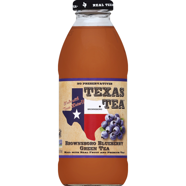 Tea Texas Tea Green Tea, Brownsboro Blueberry hero