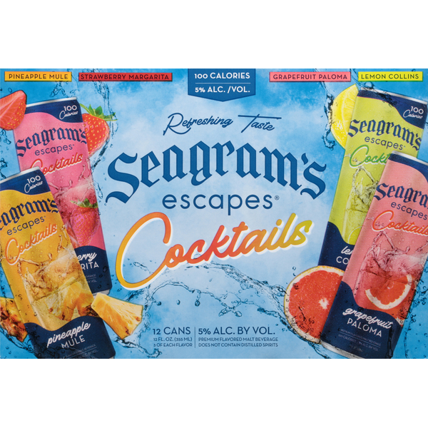 Seagram's Escapes Cocktails, Assorted hero