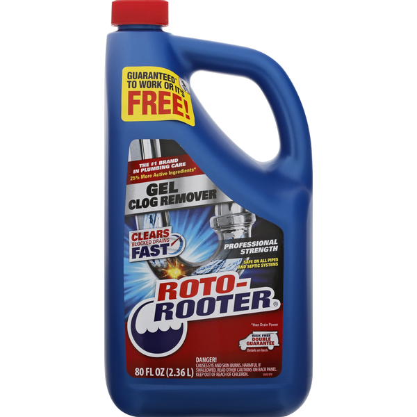 More Household Roto-Rooter Gel Clog Remover, Professional Strength hero