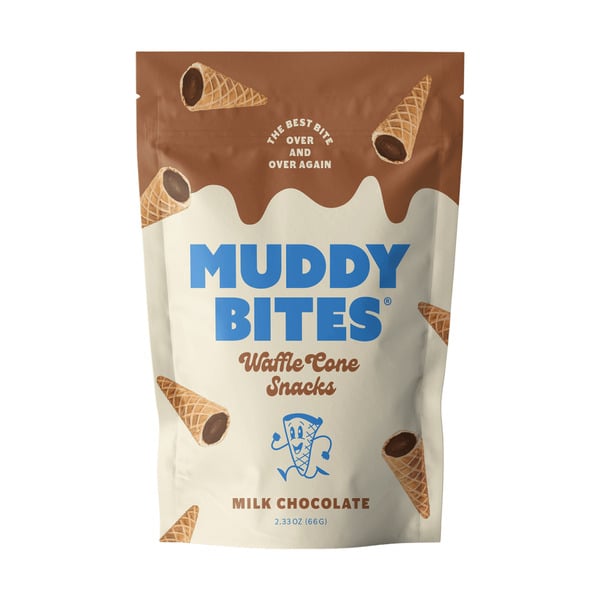 Muddy Bites Waffle Cone Snacks Milk Chocolate hero