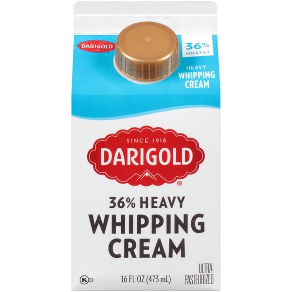 Cream Darigold Whipping Cream, 36% Heavy hero