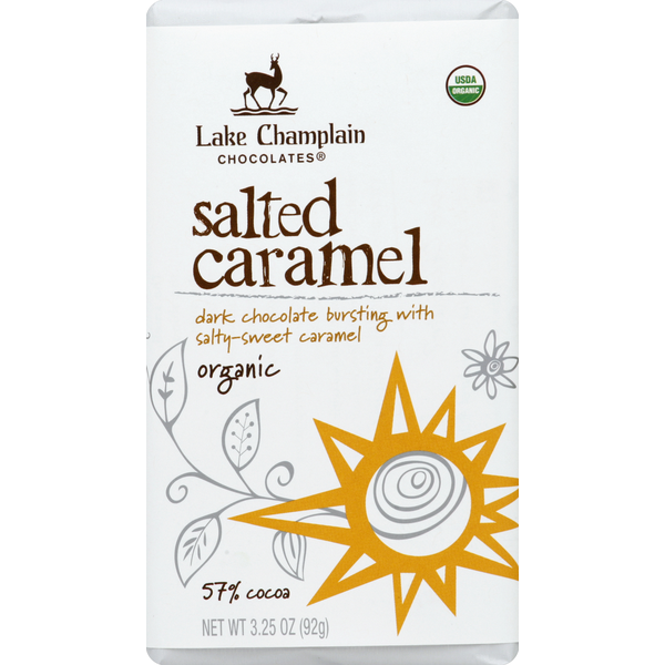 Candy & Chocolate Lake Champlain Chocolates Chocolate, Organic, Salted Caramel hero