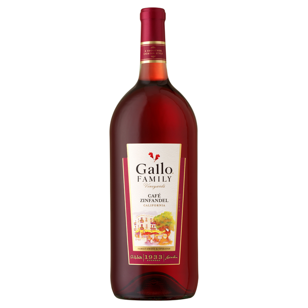 Specialty Wines & Champagnes Gallo Family Vineyards Cafe Zinfandel Red Wine hero