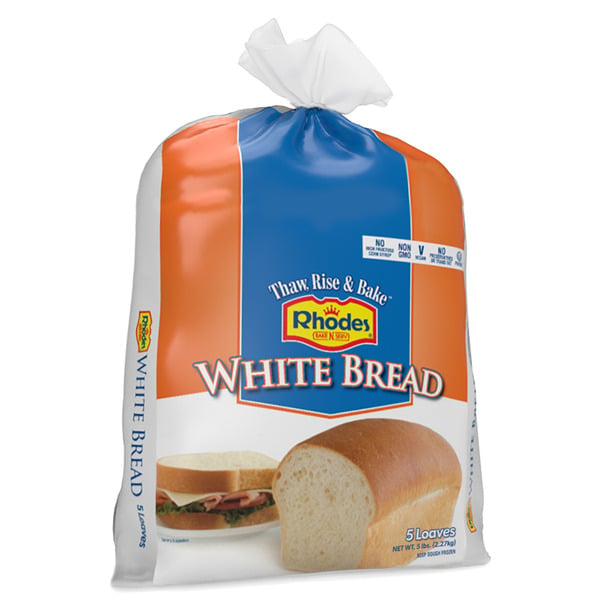 Frozen Breads & Doughs Rhodes Bake-N-Serv White Bread hero