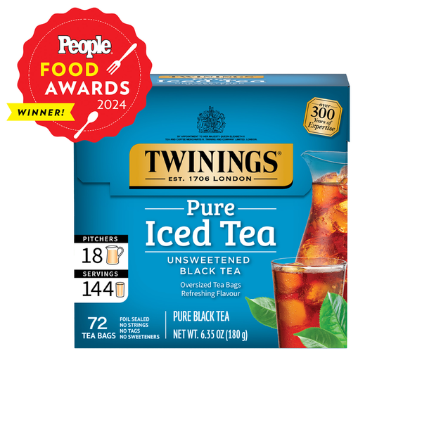 Tea Twinings Black Tea, Unsweetened, Iced Tea, Pure hero