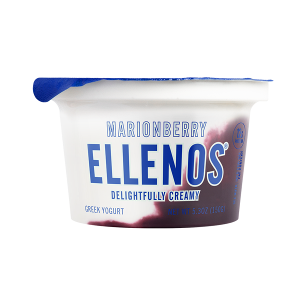 Yogurt Ellenos Marionberry, Greek Yogurt hero