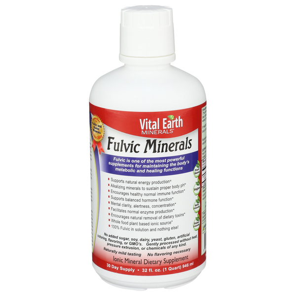 Vitamins & Minerals Vital Earth Minerals Fulvic Minerals hero