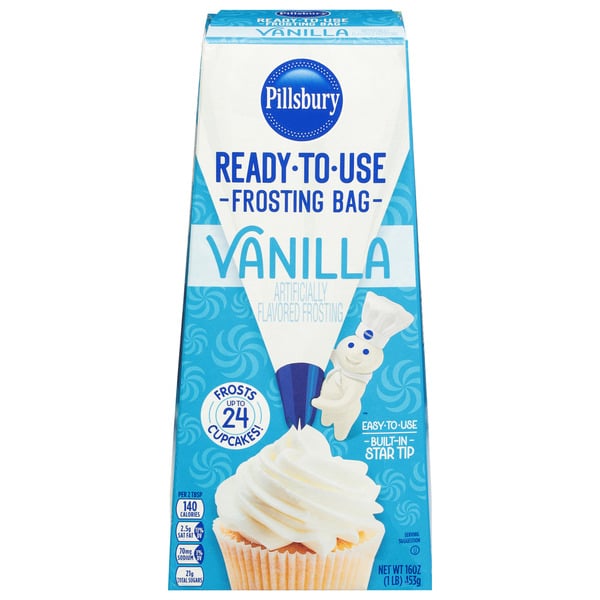 Baking Supplies & Decor Pillsbury Vanilla Flavored Ready-To-Use Frosting hero