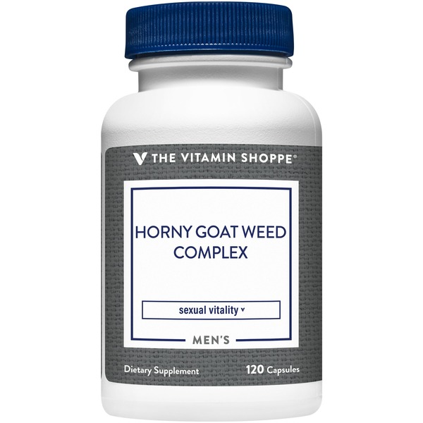 Men's Health Supplements The Vitamin Shoppe Horny Goat Weed Complex (120 Capsules) hero