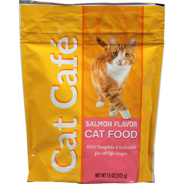 Cat Food & Care Cat Cafe Cat Food, Salmon Flavor hero