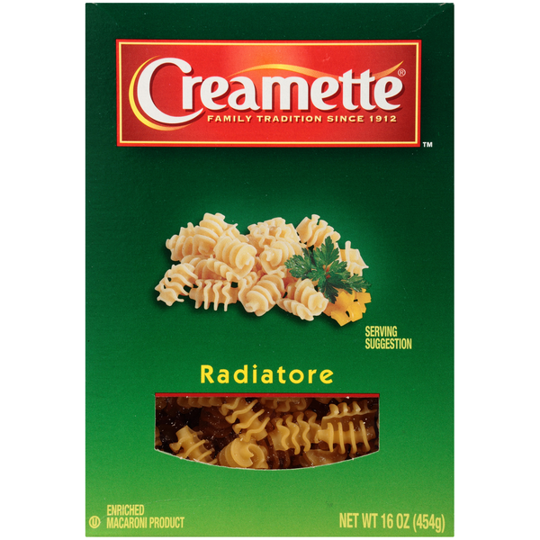 Dry Pasta Creamette Radiatore hero