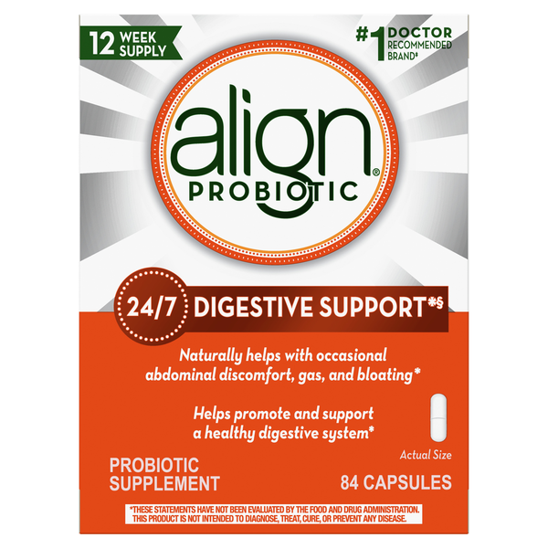 Digestion Align Probiotics, Daily Probiotic Supplement, capsules hero