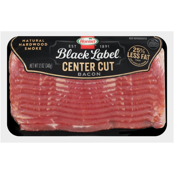 Hot Dogs, Bacon & Sausage Hormel Black Label Center Cut Bacon hero