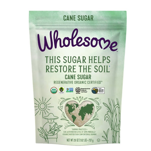 Baking Supplies Wholesome Cane Sugar, Regenerative Organic Certified, Fair Trade Certified hero