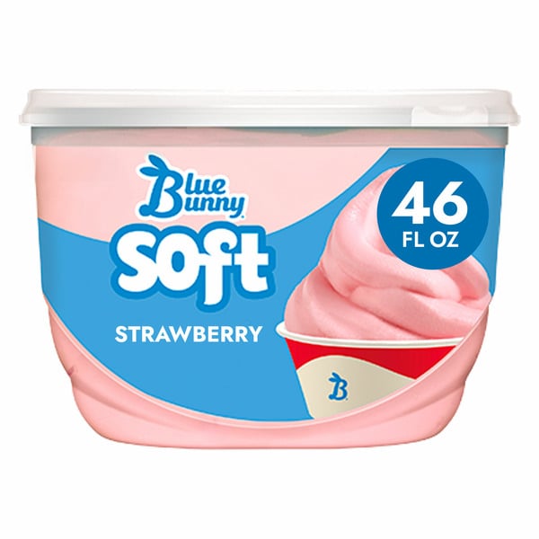 Frozen Dessert Blue Bunny Soft Strawberry Frozen Dessert hero