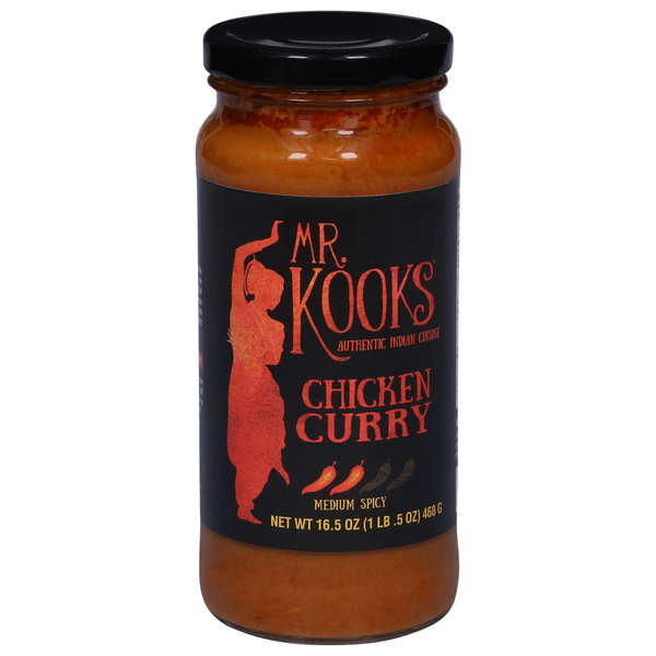 Asian Foods Mr. Kook's Chicken Curry, Medium Spicy hero