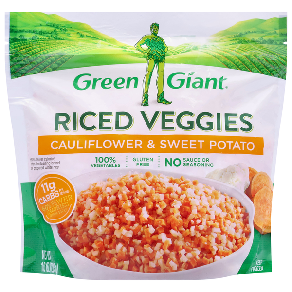 Frozen Appetizers & Sides Green Giant Cauliflower & Sweet Potato Riced Veggies hero