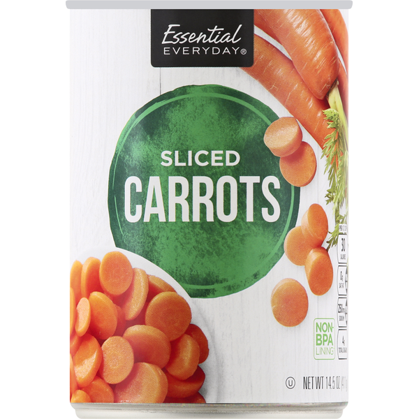 Canned & Jarred Vegetables Essential Everyday Carrots, Sliced hero