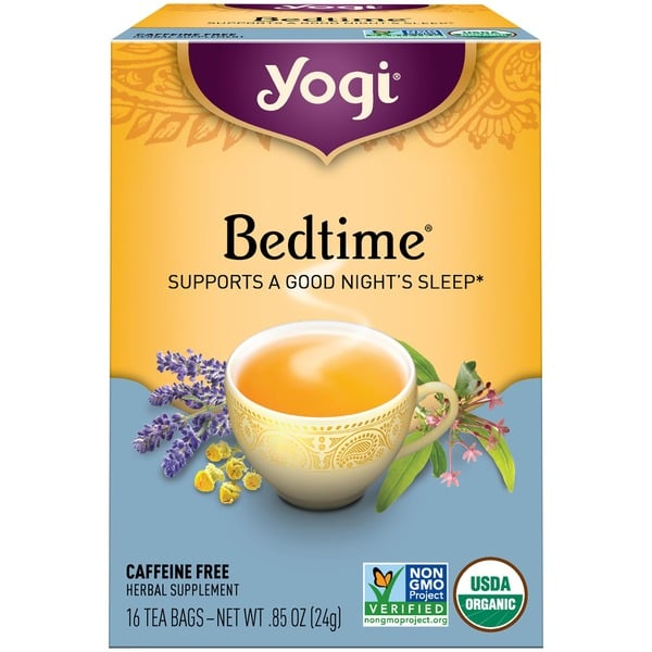 Herbal Teas Yogi Tea Herbal Tea, Bedtime, Supports Sleep, Caffeine Free hero